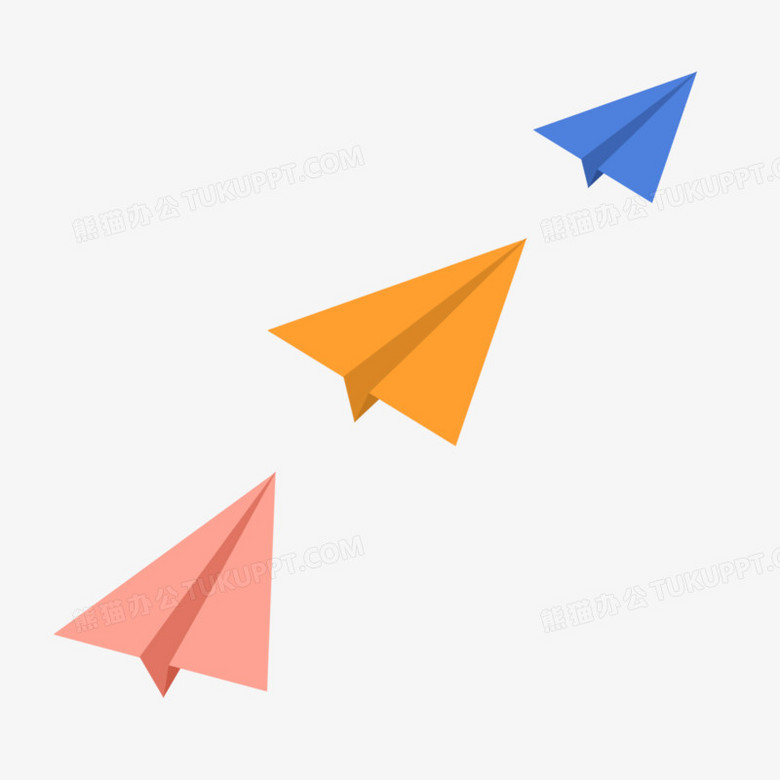 彩色的纸飞机装饰素材 创新应用软件服务引领设计新潮流